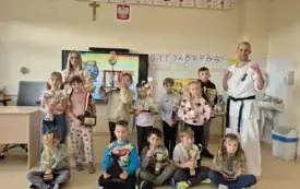 Zdjęcia ze spotkania z uczniami 