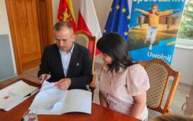 Podisane umowy - przestrzeń parkowa w Moryniu