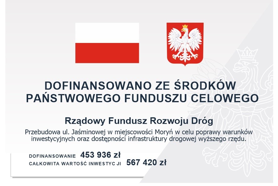 Tablica_informacyjna_-_przebudowa_ulicy_Jasminowej_w_Moryniu