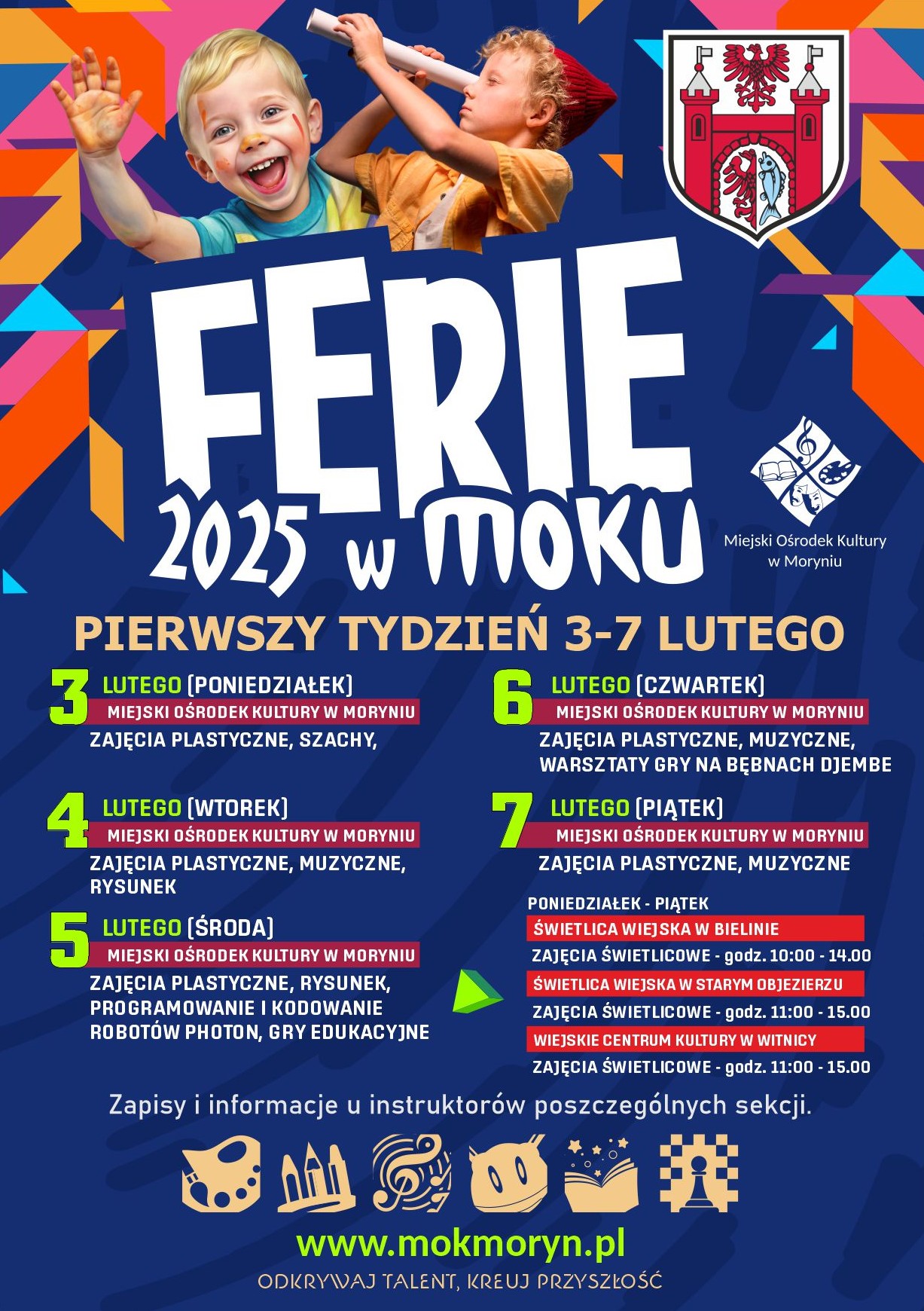 ferie mok plakat