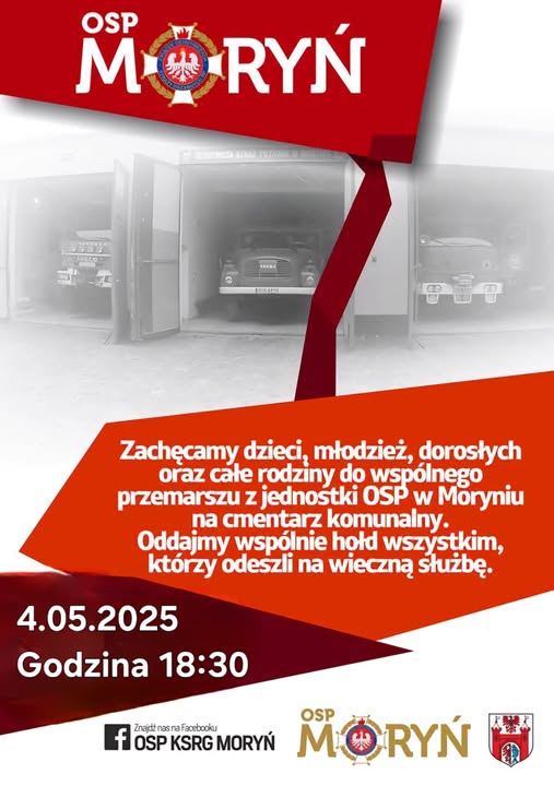 plakat przemarsz OSP