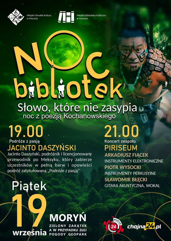 plakat noc bibliotek