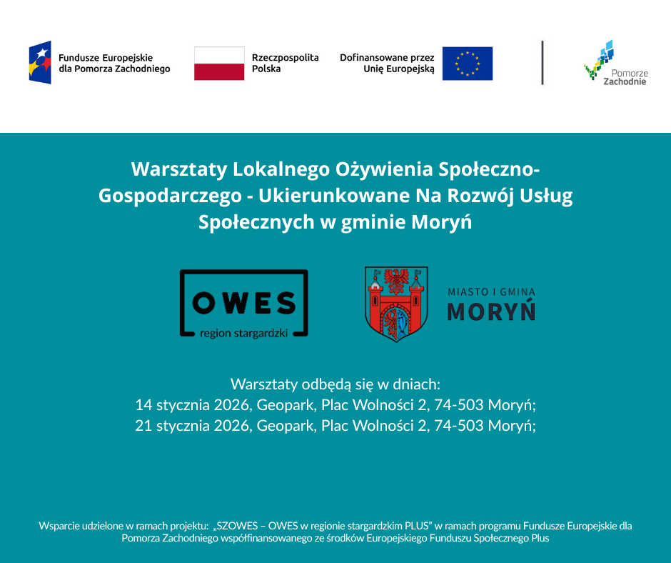 plakat z&nbsp;informacją o&nbsp;warsztatach 