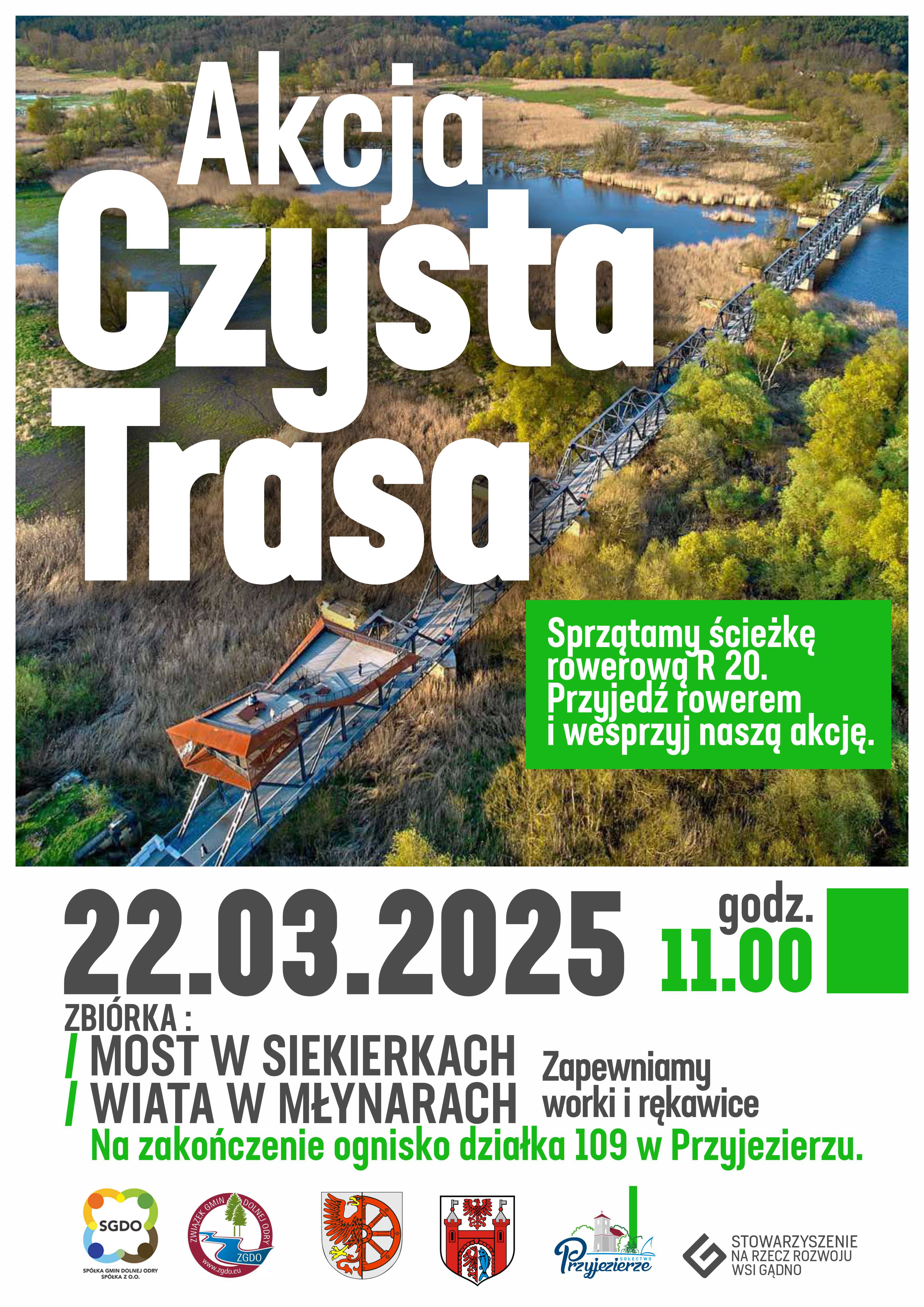 plakat czysta trasa