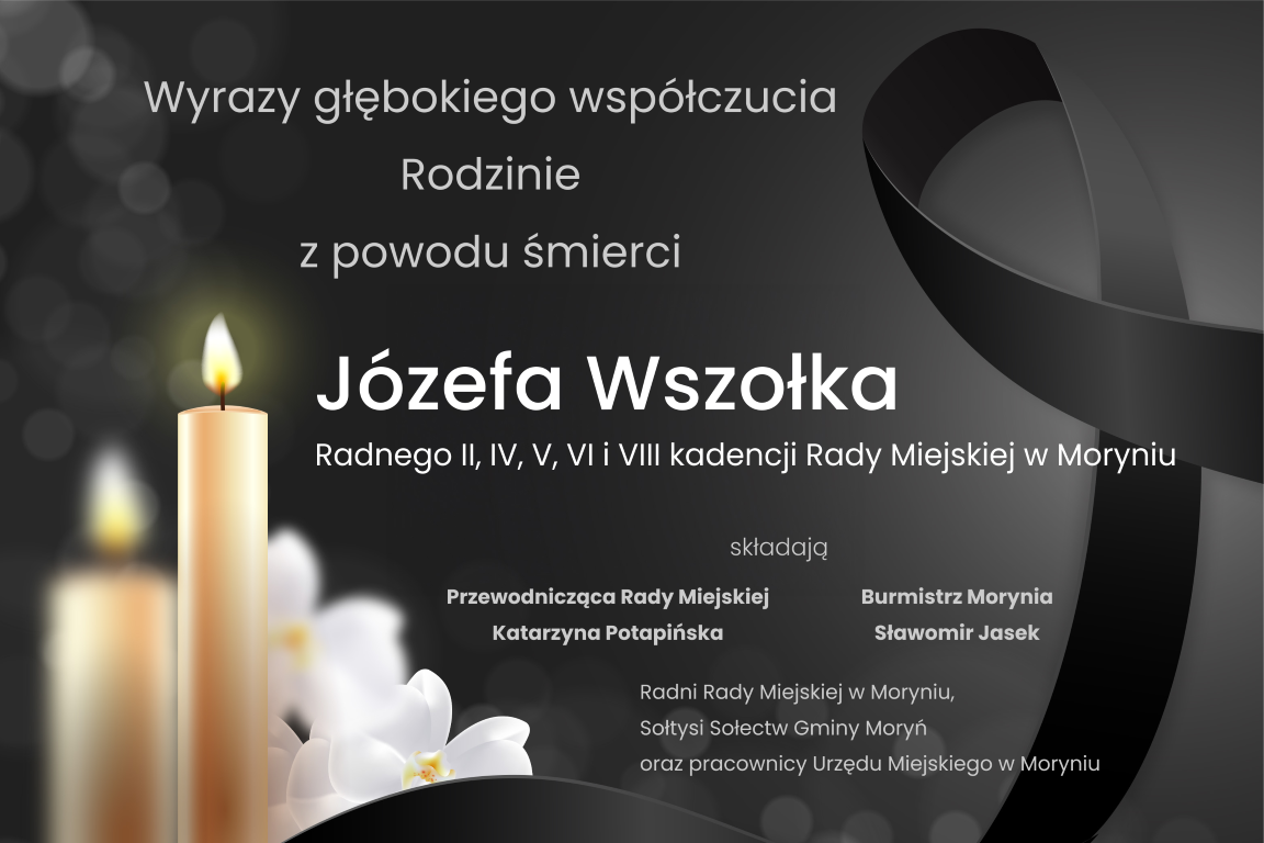 Grafika - kondolencji J. Wszołek