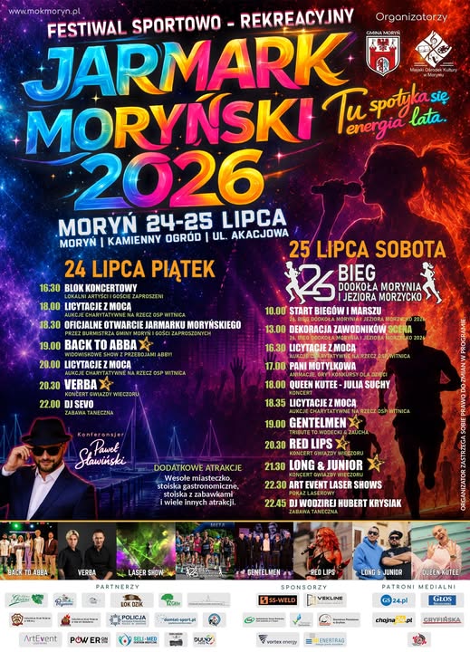 Plakat jarmark moryński 2026 