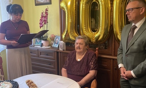 Zdjęcie do Wyjątkowy Jubileusz w Gminie Moryń ! Mieszkanka Witnicy obchodzi swoje 100. urodziny.