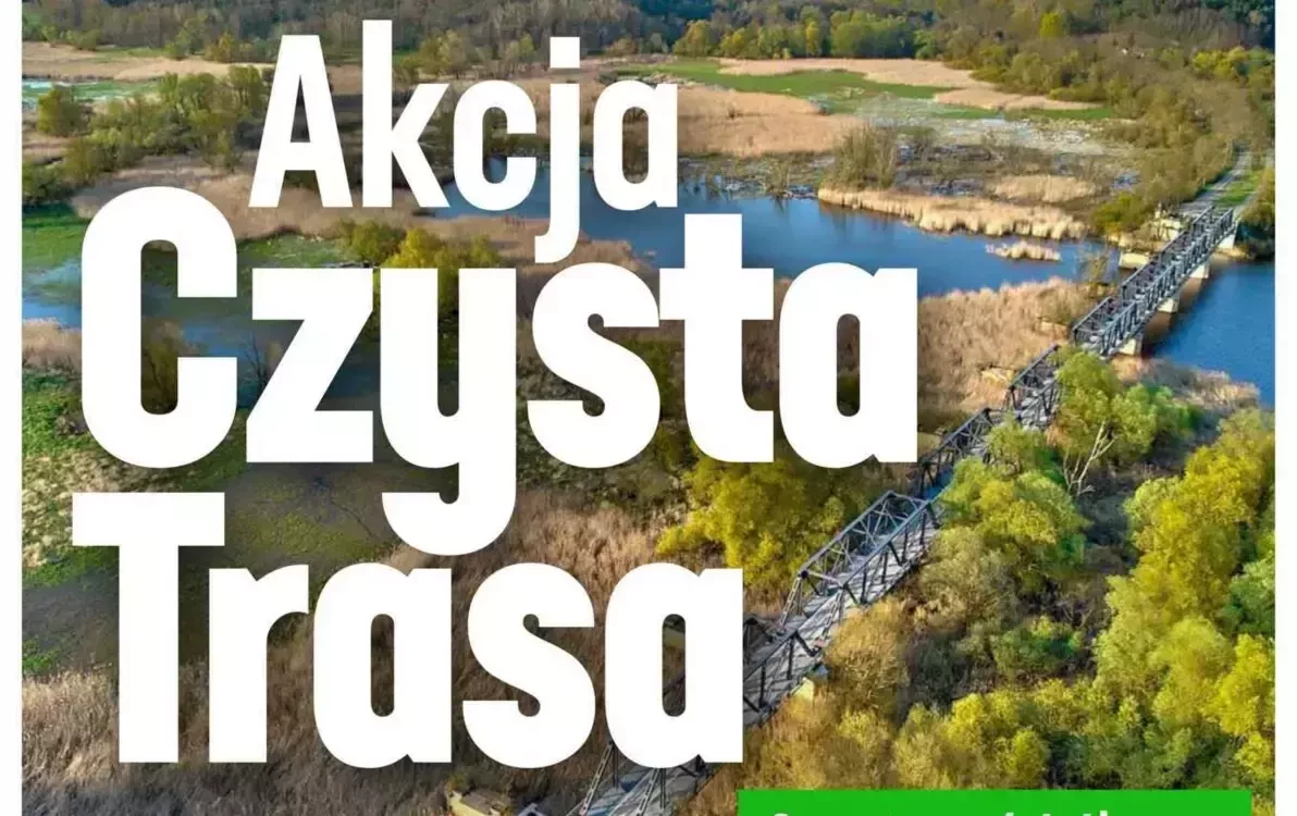 plakat akcja czysta trasa