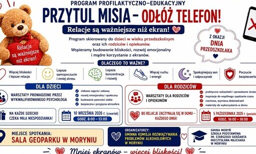 Zdjęcie do Dzień przedszkolaka w Gminie Moryń trwa cały miesiąc!
