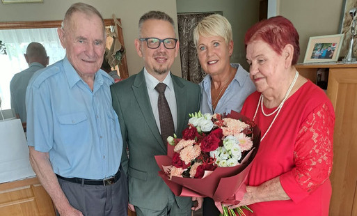 Zdjęcie do Jubileusz 60-lecia pożycia małżeńskiego
