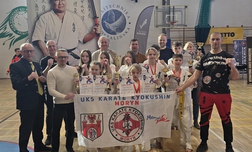 Zdjęcie do Sukces moryńskich karatek&oacute;w w Koszalinie.