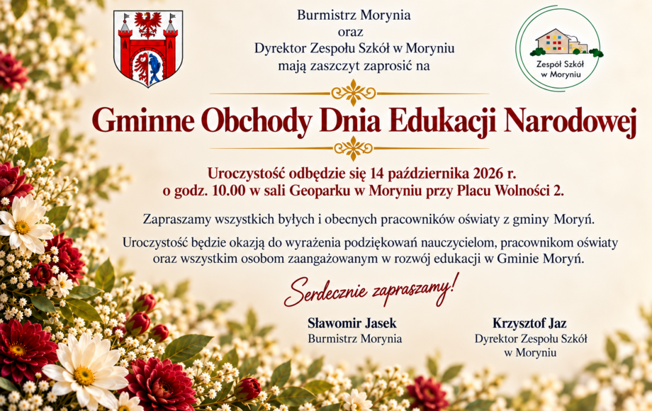 Gminne Obchody Dnia Edukacji Narodowej w Moryniu